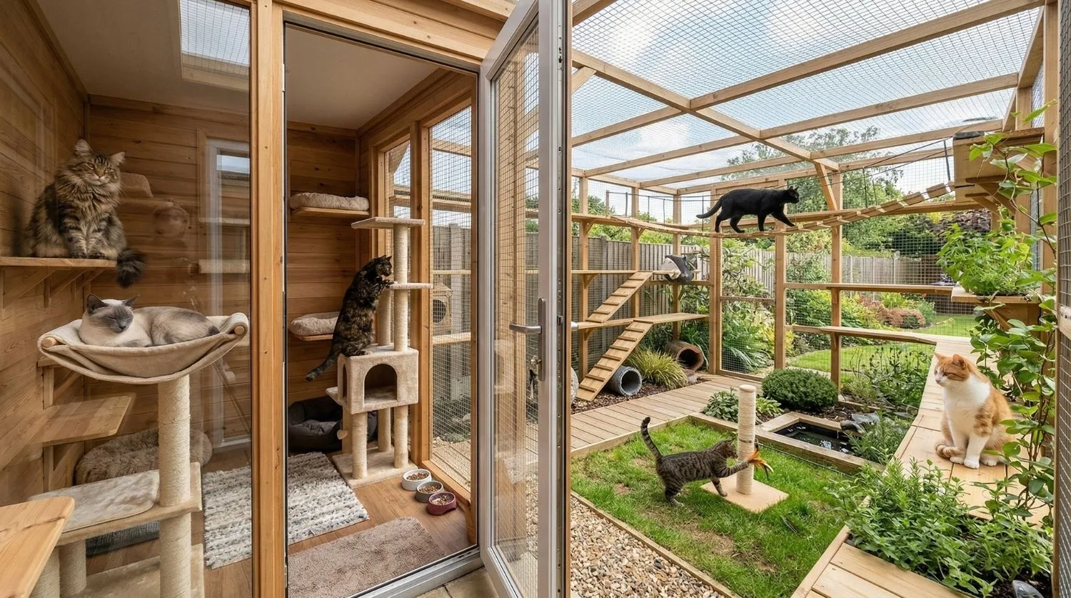 une chatterie Cattery Starlicious montrant des chats